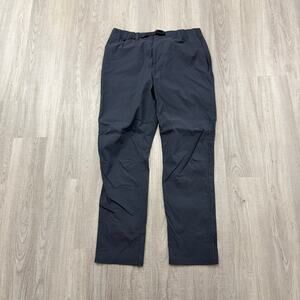 Merrell Hayes Hiker Belted Outdoor Pants Men 36 (Fits 36x30) Gray Hiking Stretch